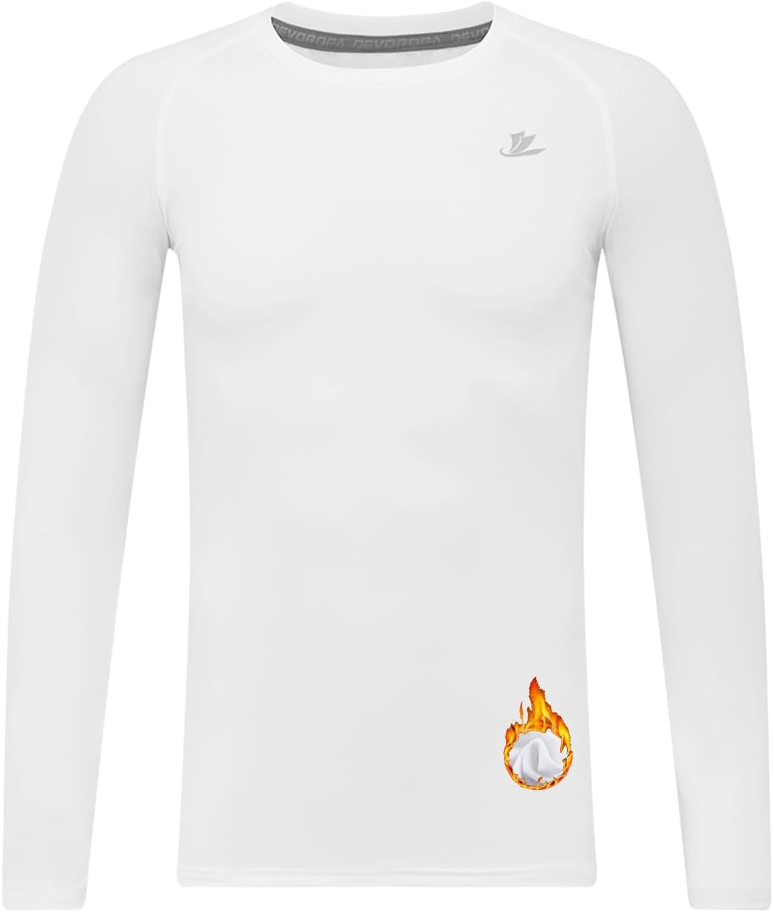 Youth Boys Compression Thermal Shirt Long Sleeve Kids Fleece Baselayer Soccer Baseball Undershirt Slim/Regular/Husky